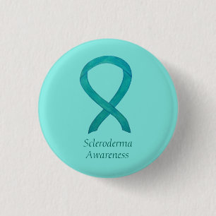 Macaron Rond 2,50 Cm Scleroderma Sensibilisation Ruban Pins Personnalis
