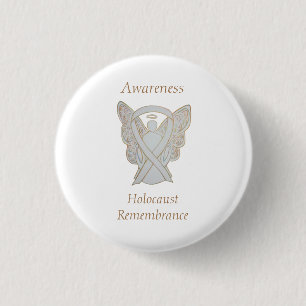 Macaron Rond 2,50 Cm Sensibilisation à la mémoire de l'Holocauste Ép