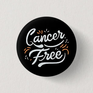Macaron Rond 2,50 Cm sensibilisation au cancer du sein sans cancer
