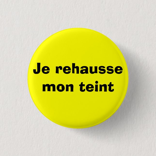 Macaron Rond 2,50 Cm Serin de jaune de Pin (Devant)