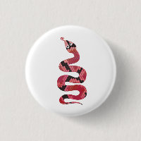 Serpent noir et rouge Silhouette