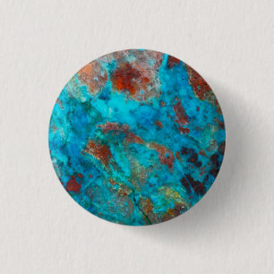 Macaron Rond 2,50 Cm Shattuckite bleu