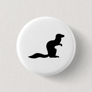 Macaron Rond 2,50 Cm Silhouette de mangouste