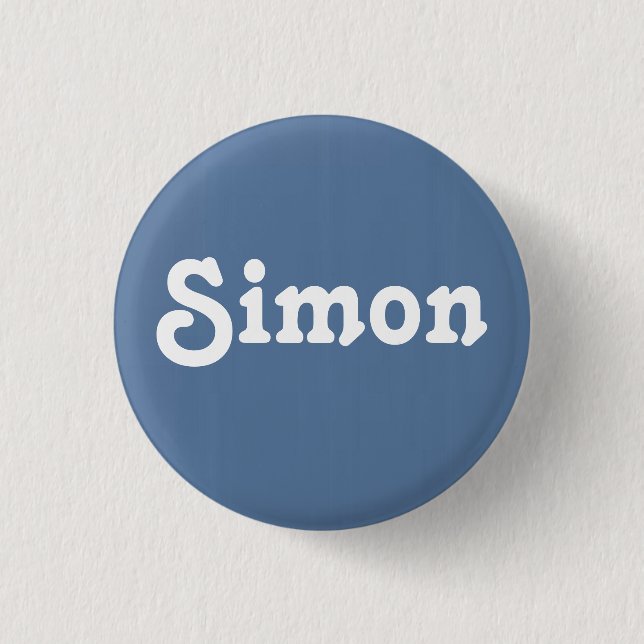 Macaron Rond 2,50 Cm Simon bouton (Devant)