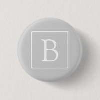 Simple Light Grey monogram
