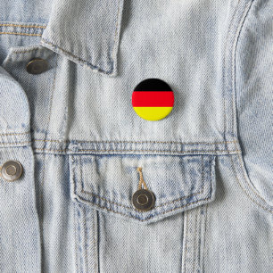 Macaron Rond 2,50 Cm Simple Modern Allemagne National Drapeau Souvenir