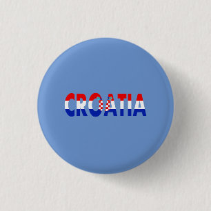 Macaron Rond 2,50 Cm Simple moderne Bulgarie National Drapeau Vêtements