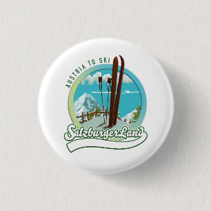 Macaron Rond 2,50 Cm Ski autrichien Salzburgerland
