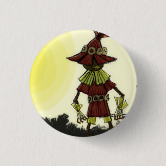 Macaron Rond 2,50 Cm Skullkid pousse des feuilles la forêt