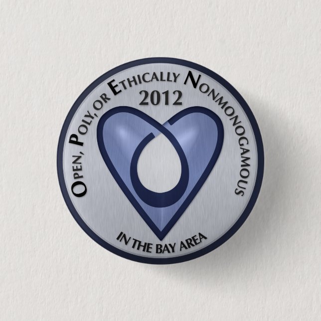 Macaron Rond 2,50 Cm Slogan de bouton d'OpenSF (Devant)