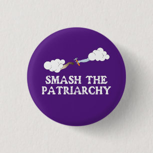 Macaron Rond 2,50 Cm Smash the Patriarchy : Création de l'égalité