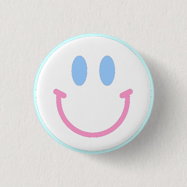 Macaron Rond 2,50 Cm Smile (Devant)