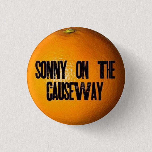 Macaron Rond 2,50 Cm Sonny sur le bouton Chaussée (Devant)