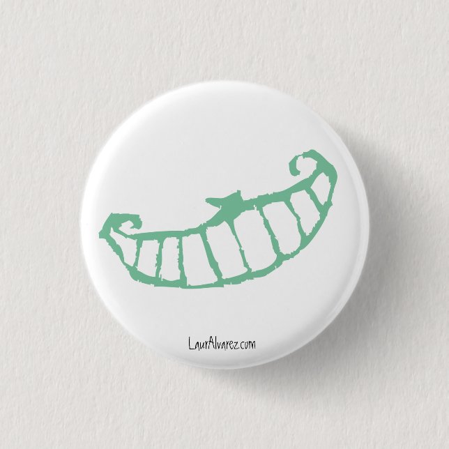 Macaron Rond 2,50 Cm Sourire (Devant)