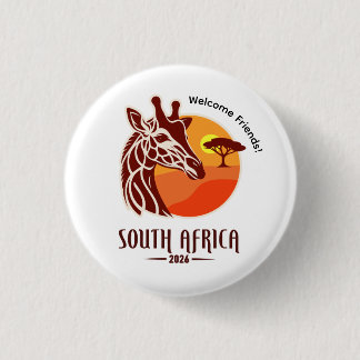 Macaron Rond 2,50 Cm South Africa 2026 International Convention Pin