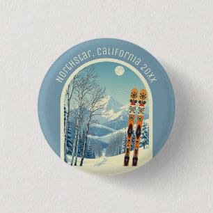 Macaron Rond 2,50 Cm souvenir du domaine skiable de Northstar Californi