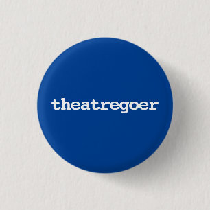 Macaron Rond 2,50 Cm spectateur de théâtre typographie Bouton