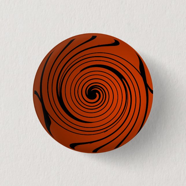 Macaron Rond 2,50 Cm Spirale d'Halloween (Devant)