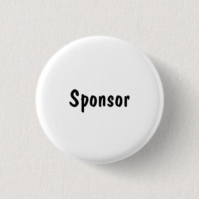 Macaron Rond 2,50 Cm Sponsor (Devant)