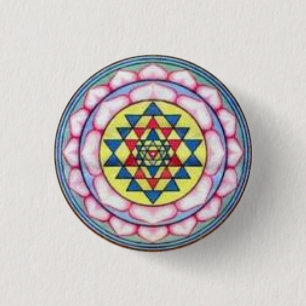 Macaron Rond 2,50 Cm sriyantra dans Lotus