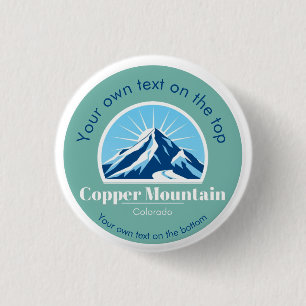 Macaron Rond 2,50 Cm Station de ski de Copper Mountain Colorado souveni