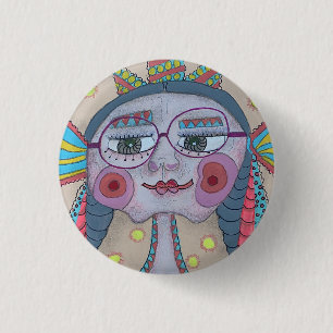 Macaron Rond 2,50 Cm Stylo à boutons "Étoile enfant"