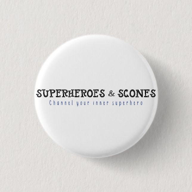 Macaron Rond 2,50 Cm Superhéros interne SnS (Devant)