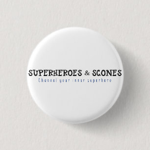Macaron Rond 2,50 Cm Superhéros interne SnS