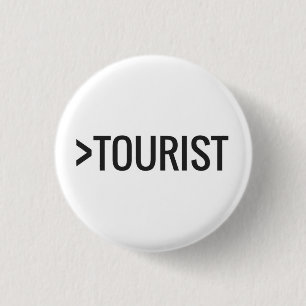 Macaron Rond 2,50 Cm Supérieur à un bouton touristique