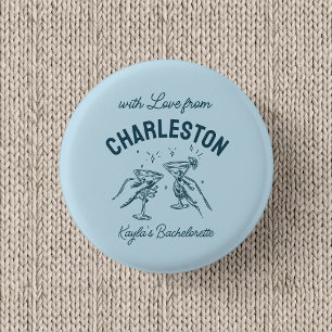 Macaron Rond 2,50 Cm Sur mesure Avec amour de Destination Enterrement d