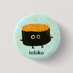 Macaron Rond 2,50 Cm Sushi Tobiko
