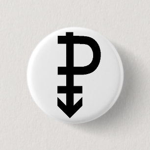 Macaron Rond 2,50 Cm Symbole Pansexual de fierté