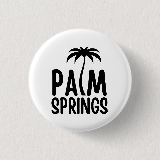 Macaron Rond 2,50 Cm T-shirt Palm Springs (Devant)