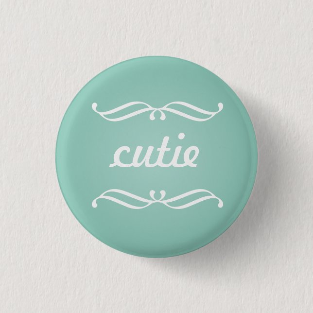 Macaron Rond 2,50 Cm Talent de Cutie personnalisable (Devant)