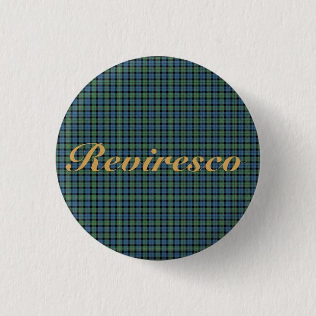 Macaron Rond 2,50 Cm Tartan antique McEwen (MacEwen) (Devant)