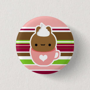 Macaron Rond 2,50 Cm Tasse de bouton de lapin