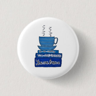 Macaron Rond 2,50 Cm Tasse de soin et livres de l'amour