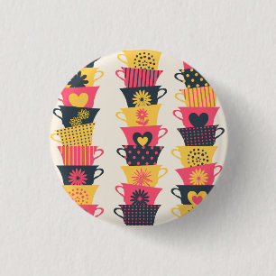 Macaron Rond 2,50 Cm Tasses de thé lunatiques