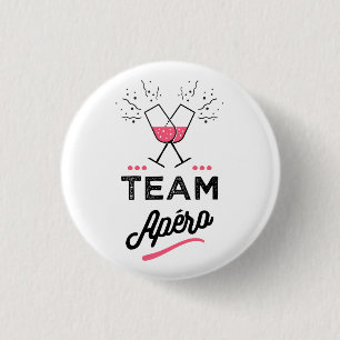 Macaron Rond 2,50 Cm Team apero Femme