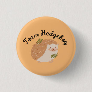 Macaron Rond 2,50 Cm Team Hedgehog - Carterhaugh Book Club Button