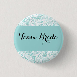 Macaron Rond 2,50 Cm Team le bouton de jeune mariée -