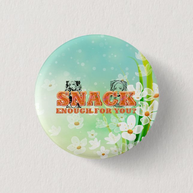 Macaron Rond 2,50 Cm TEE Snack Enough (Devant)