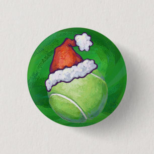 Macaron Rond 2,50 Cm Tennis Ball Christmas Green