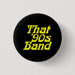Macaron Rond 2,50 Cm That '90s Band - Classic Logo Button