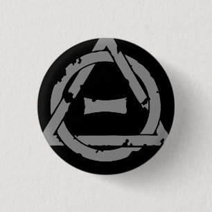 Macaron Rond 2,50 Cm Theta Delta Therianthrope Pin