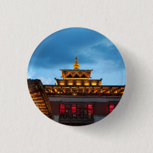 Macaron Rond 2,50 Cm Toit Dzong bouddhiste