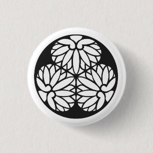 Macaron Rond 2,50 Cm Tokugawa family crest japan