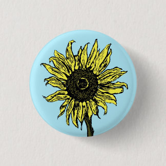 Macaron Rond 2,50 Cm Tournesol - bouton