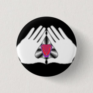 Macaron Rond 2,50 Cm Toute la langue moqueuse : Bouton