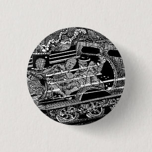 MACARON ROND 2,50 CM TRAIN DE VAPEUR